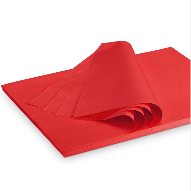 BB-Verpackungen GmbH 2 x Seidenpapier "Rot" 37,5 x 50 cm 551001