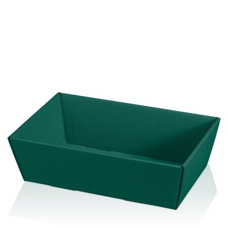 Präsentkorb 4-eckig 330 x 190 x 110 mm (Grün)