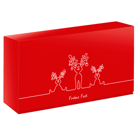 Präsentkarton für 2 Flasche 360 x 192 x 95 mm (Rentier Trio)