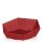 Präsentkorb 6-eckig Seta Bordeaux 465 x 415 x 90/155 mm-1