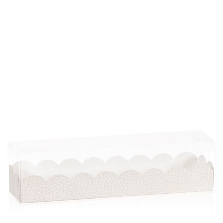 Confiserie "Macarons" Bianco, 190x50x50mm