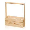 Flaschenträger aus Holz "Natur" 275 x 100...