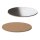 Dekoplatte Silber Oval in Metallic/Natur 200 x 150 x 4 mm-1