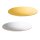 Dekoplatte "Gold/Silber Metallic" -S- oval, 200x150mm