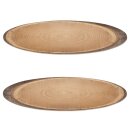 Dekoplatte Oval in Baumscheibe/Natur 300 x 200 x 4 mm-1