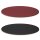 Dekoplatte Oval in Weinrot/Schwarz 300 x 200 x 4 mm-1
