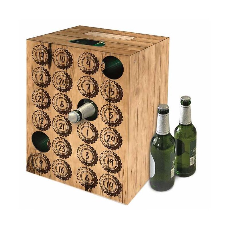 BB-Verpackungen GmbH 25 x Bier-Adventskalender "Hopfenstadel" 17437