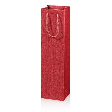 Tragetasche "Satina Rot" 1er, Strukturpapier