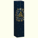 Faltschachtel  für 1 Flasche Christmas Ball 77 x 77...
