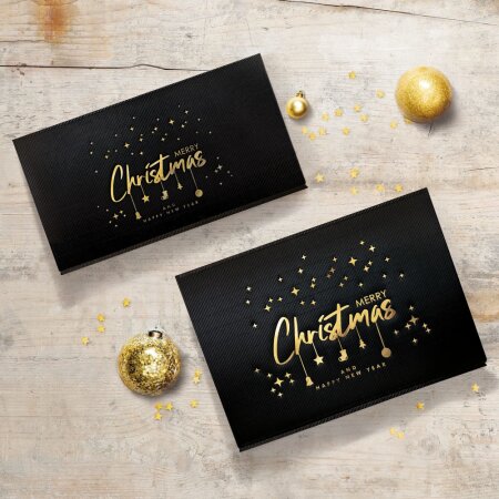Prsentkarton fr 2 Flaschen "Golden Wishes" 360 x 192 x 95 mm-2