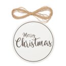 Papieranhänger "Merry Christmas"...