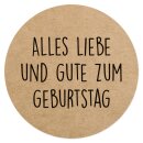 Klebeetikett rund "Alles Liebe" Ø 65mm,...