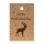 Geschenkanhänger Frohe Weihnachten Hirsch 85 x 55 mm-1