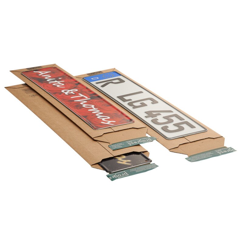 BB-Verpackungen GmbH 100 x Versandtasche aus Wellpappe 145 x 600 mm PP W01.K1