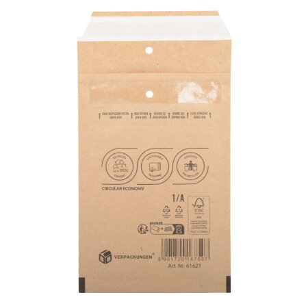 Luftpolsterversandtasche (braun) 1 / A 100 x 165 mm für DIN A6-1