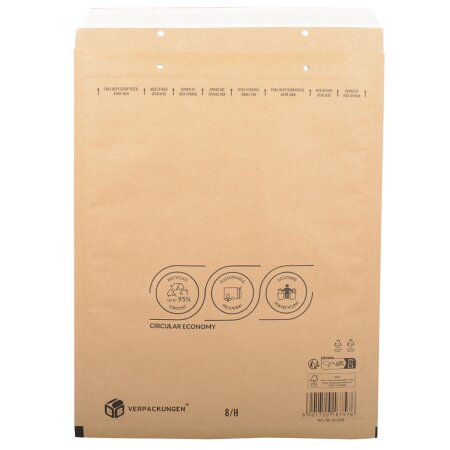 Luftpolsterversandtasche (braun) 8 / H 270 x 360 mm für DIN B4-1