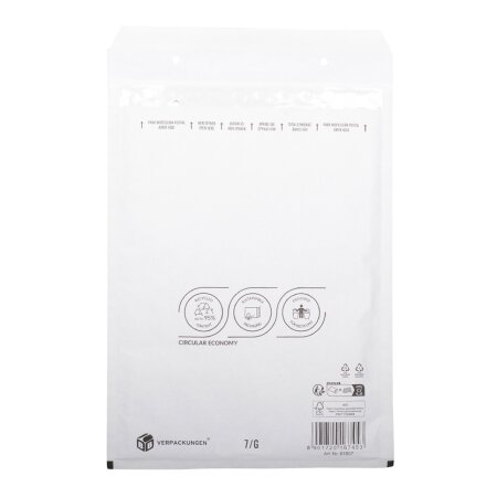 Luftpolsterversandtasche (weiss) 7 / G 230 x 340 mm für DIN A4+ / C4-1